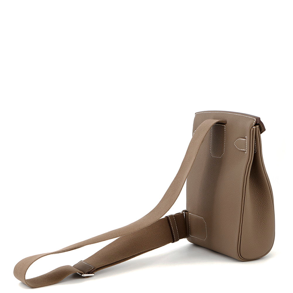 Akkad Etoupe Togo Size Pm Handbag Leather Travel Bag