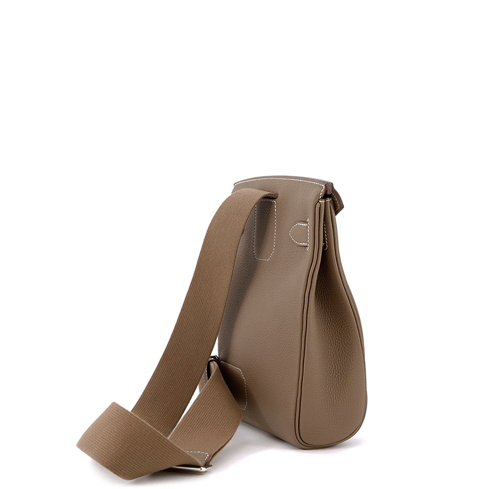 Akkad Etoupe Togo Size Pm Handbag Leather Travel Bag