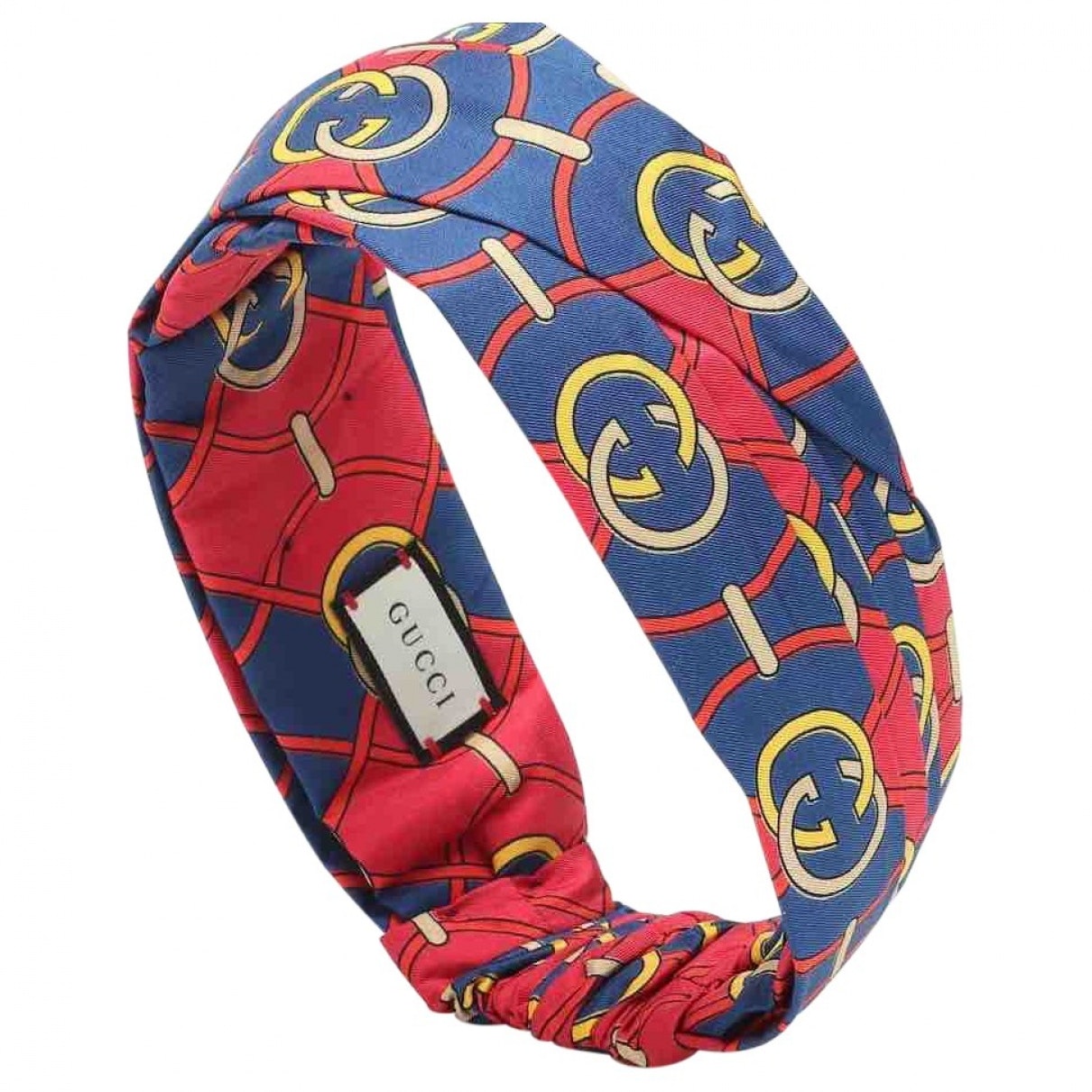 Gucci multicolour silk hair accessories