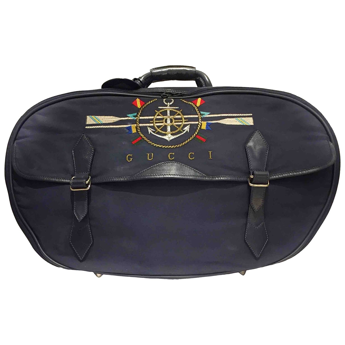 Gucci blue cotton bag