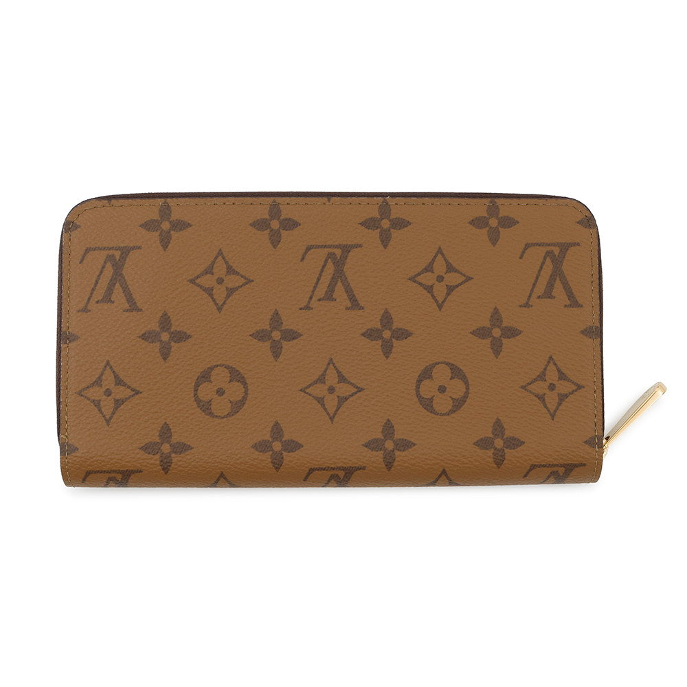 Louis Vuitton Zippy NoirM82444 Reverse Monogram Canvas Wallet Case