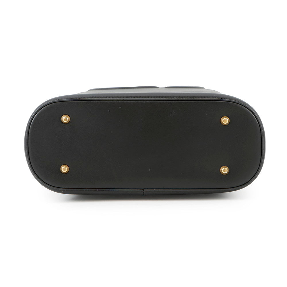 Dior C'Est Cd Embossed Bag Blackm Ubha Calf Leather Travel Bag