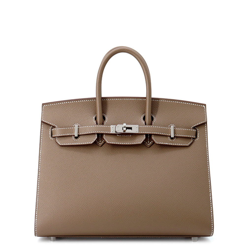 Birkin Sellier Etoupe Epsom Size Handbag Travel Bag