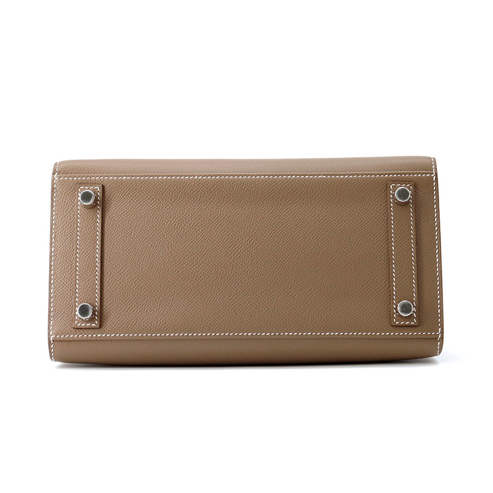 Birkin Sellier Etoupe Epsom Size Handbag Travel Bag