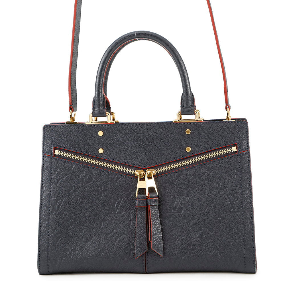 Louis Vuitton Sully Marine RougeM54195 Monogram PM Leather Empreinte Handbag
