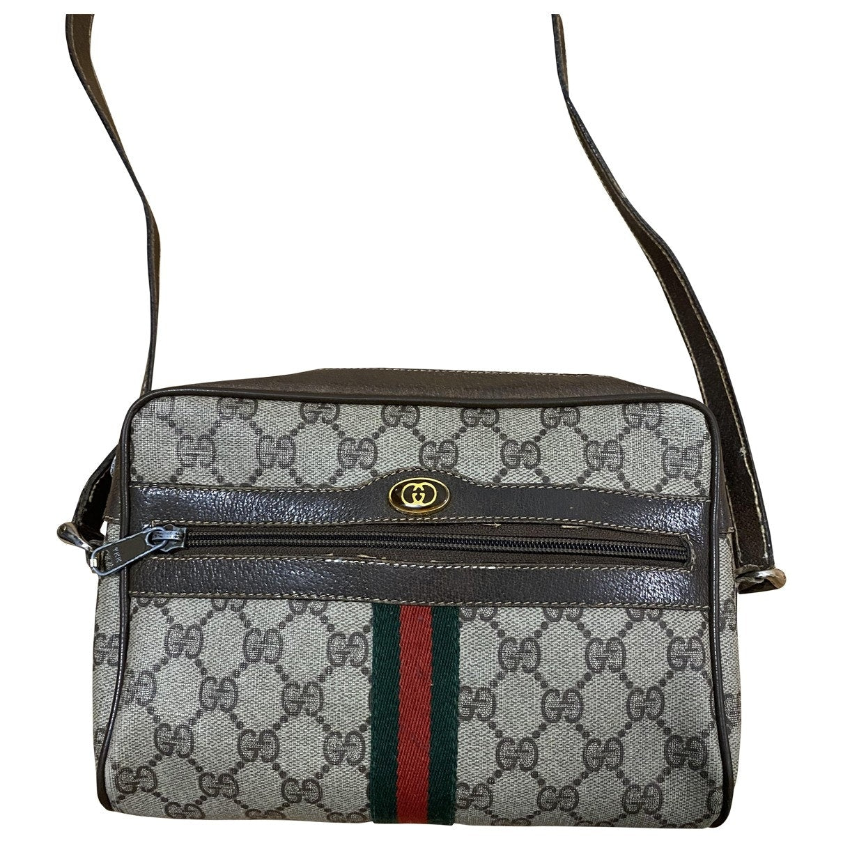 Gucci ophidia beige cloth handbag
