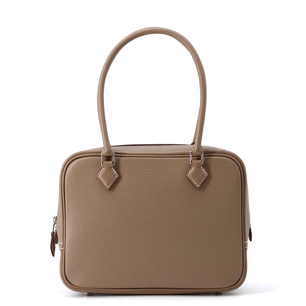 Plume Etoupe Chevre Myzore Goatskin Size Handbag Mini Travel Bag