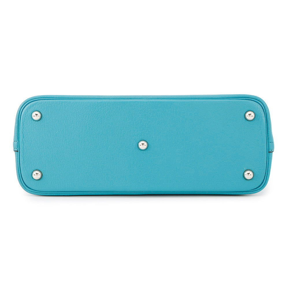 Bolide Turquoise Chevre Myzore Goatskin Size Handbag Travel Bag
