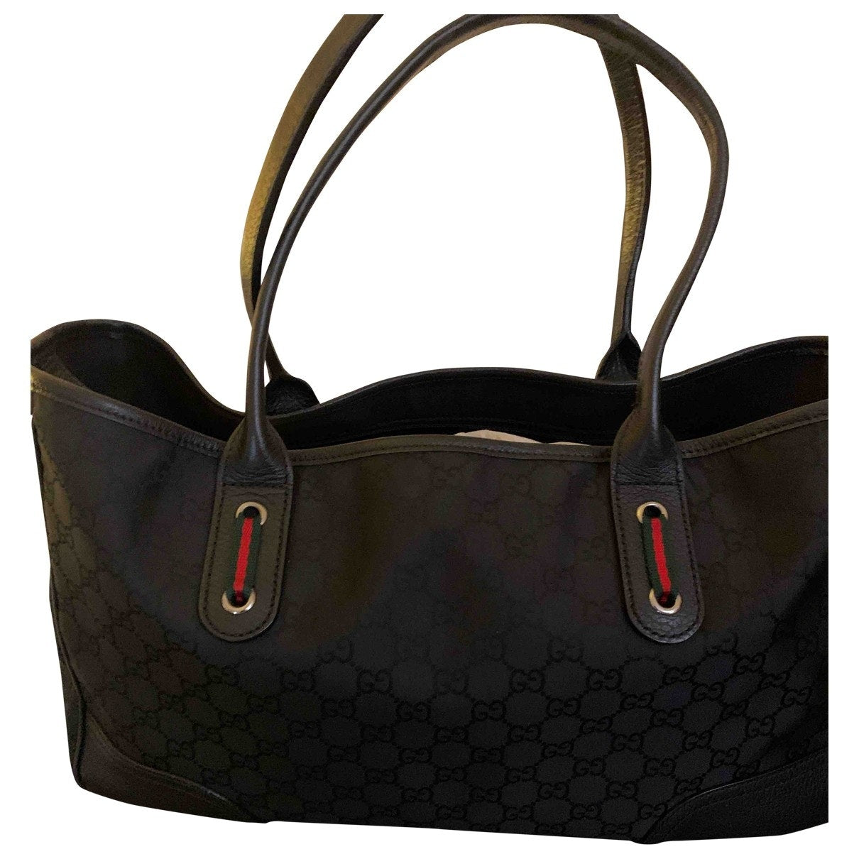 Gucci black cloth handbag