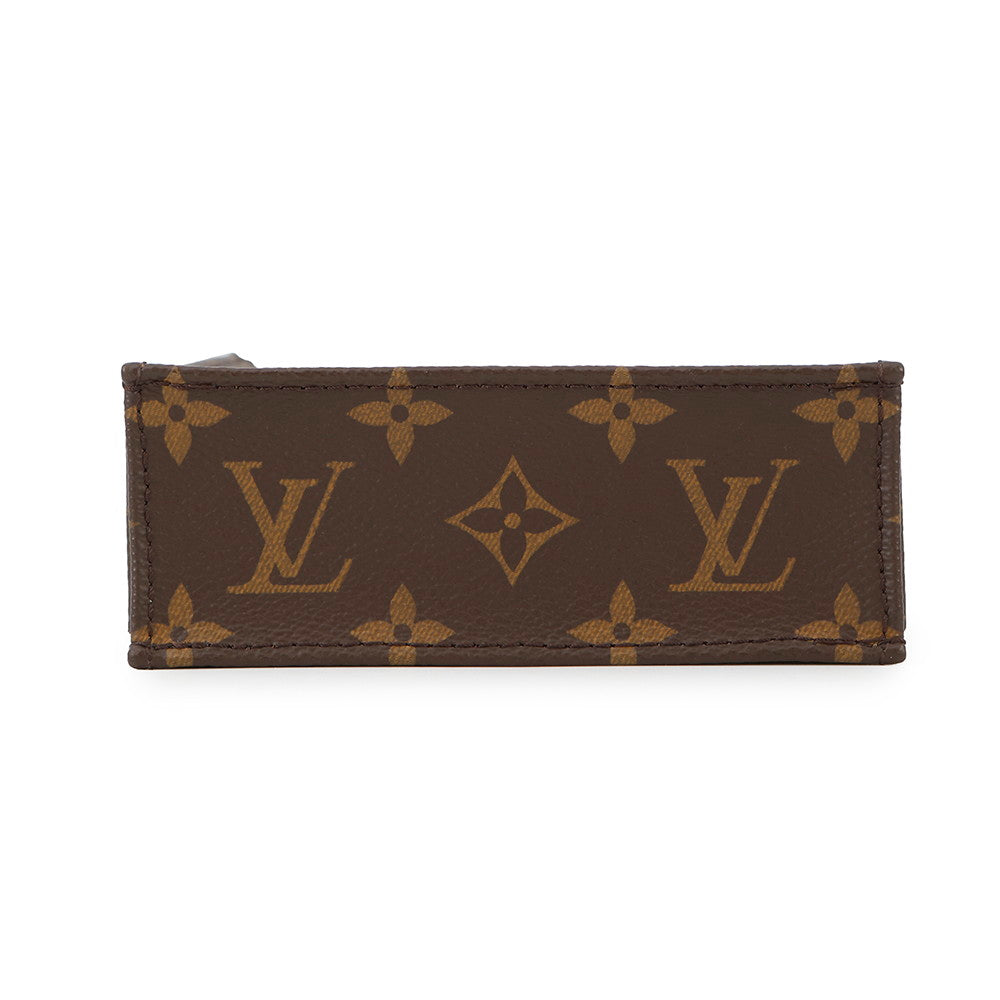 Louis Vuitton Petit Sac Plat BrownM69442 Monogram Handbag 3