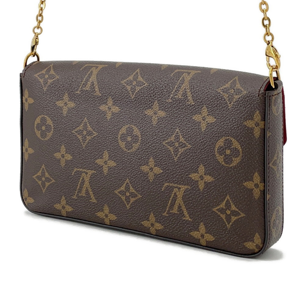 Louis Vuitton Felicie Pochette FuchsiaM81896 Monogram Clutch Bag 2