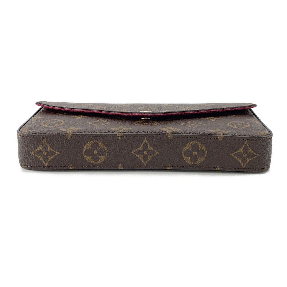 Louis Vuitton Felicie Pochette FuchsiaM81896 Monogram Clutch Bag 2