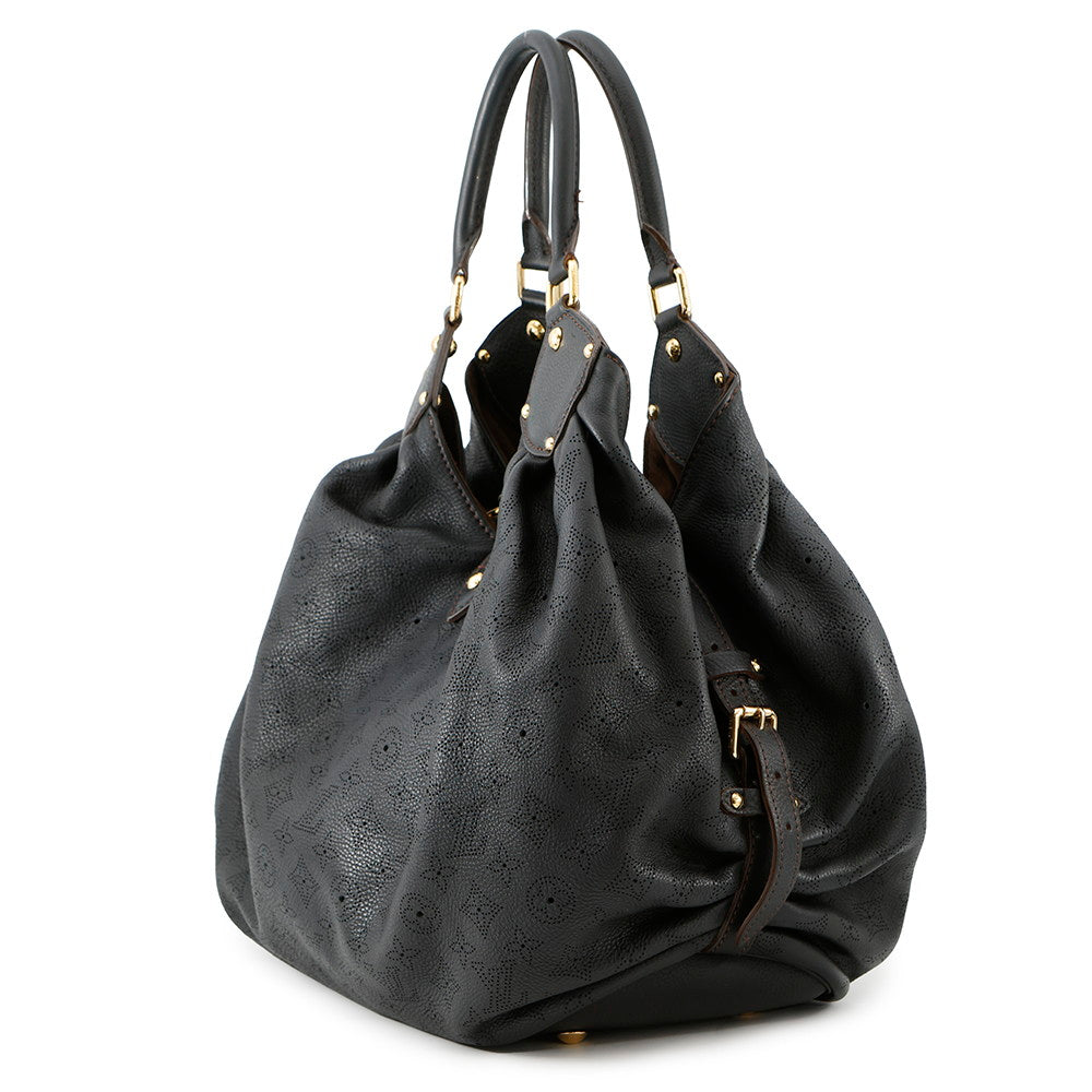 Louis Vuitton Mahina NoirM95765 Mahina Size L Monogram Handbag
