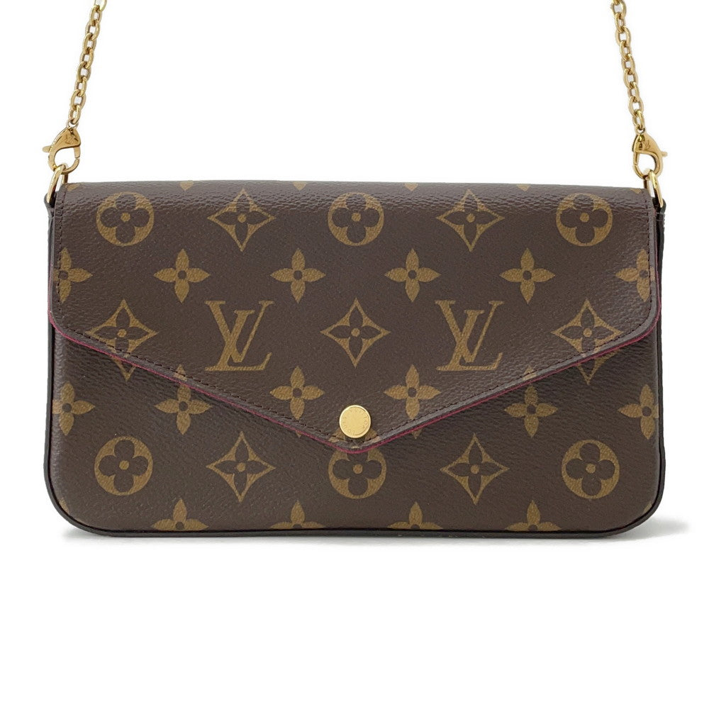 Louis Vuitton Felicie Pochette FuchsiaM81896 Monogram Clutch Bag 3