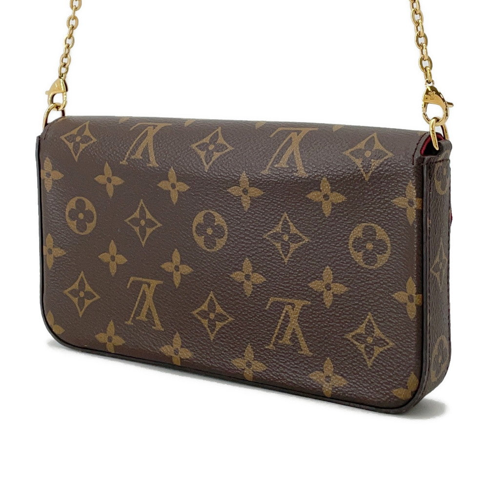 Louis Vuitton Felicie Pochette FuchsiaM81896 Monogram Clutch Bag 3