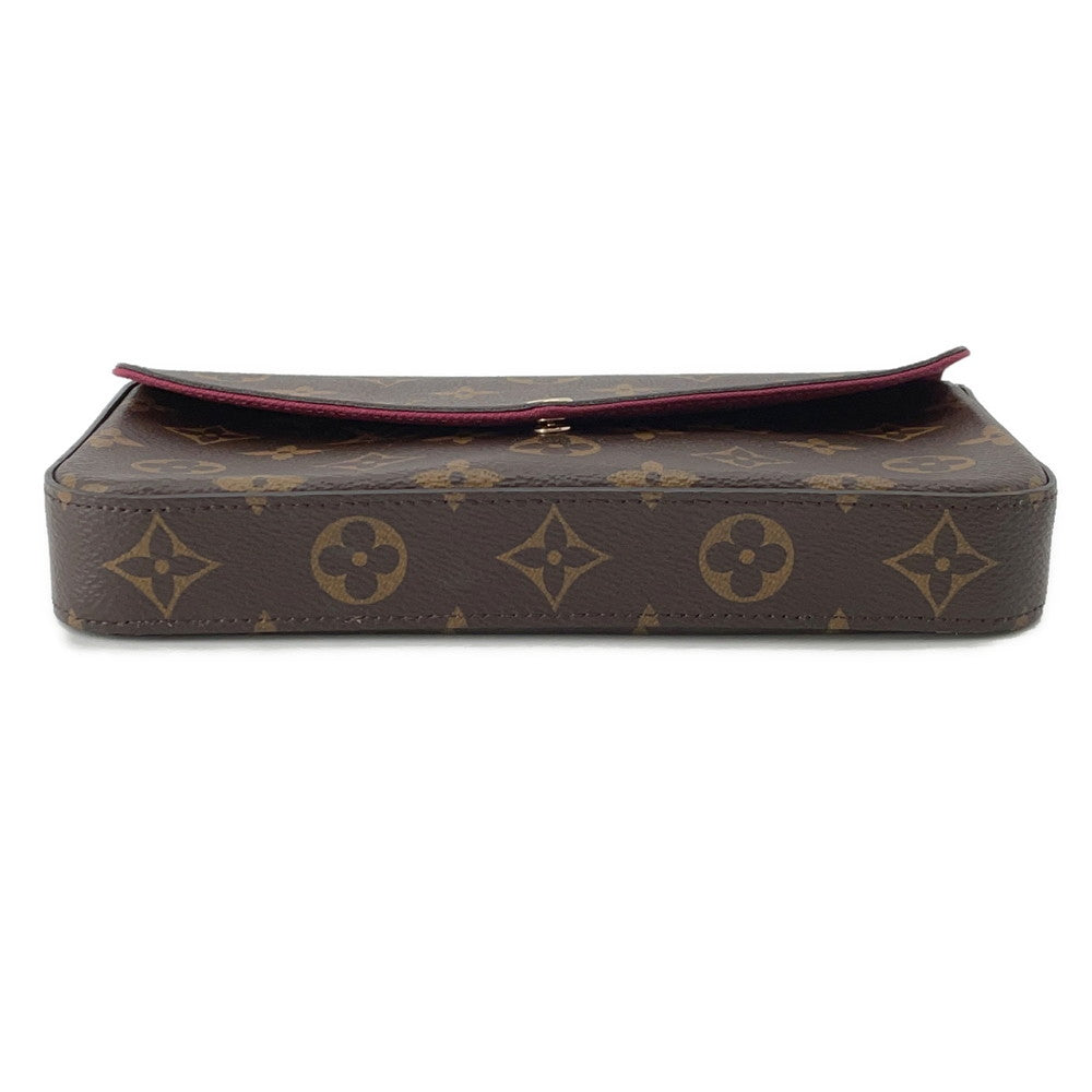 Louis Vuitton Felicie Pochette FuchsiaM81896 Monogram Clutch Bag 3