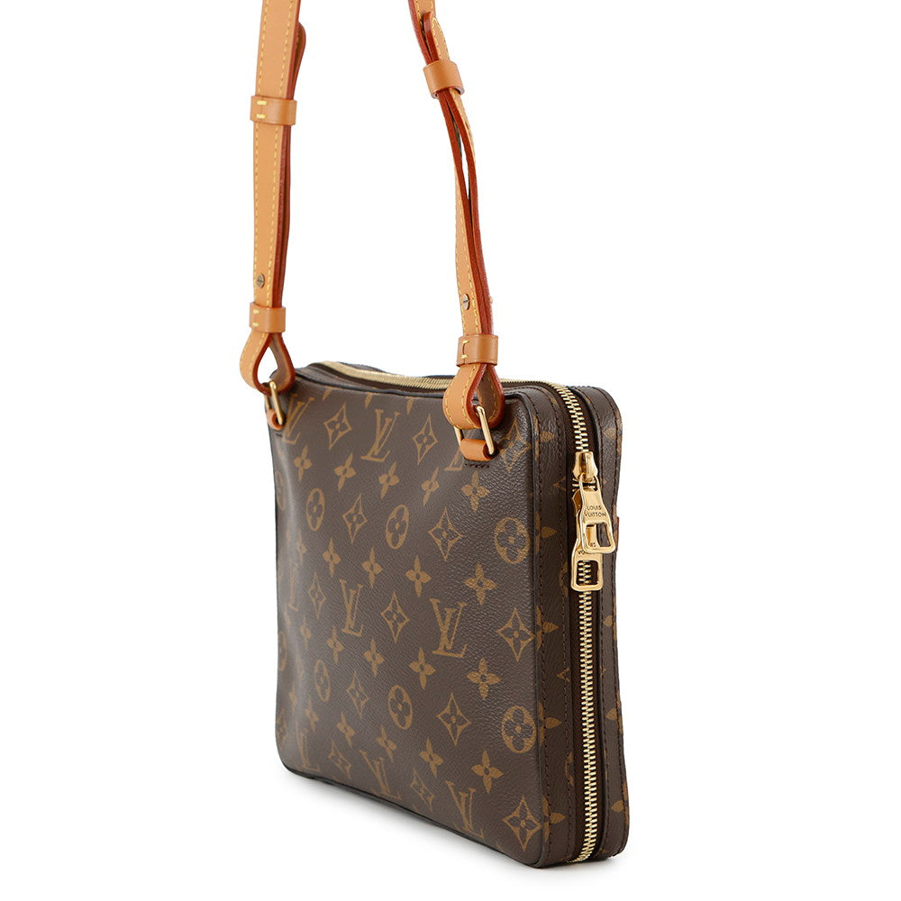 Louis Vuitton Soft Trunk Messenger BrownM68494 Monogram PM Crossbody Bag