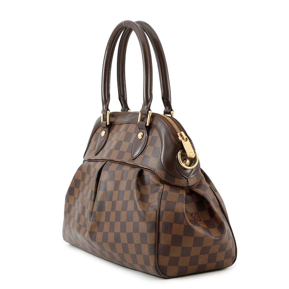 Louis Vuitton Trevi RedN51997 Ebene PM Canvas Damier Handbag 2