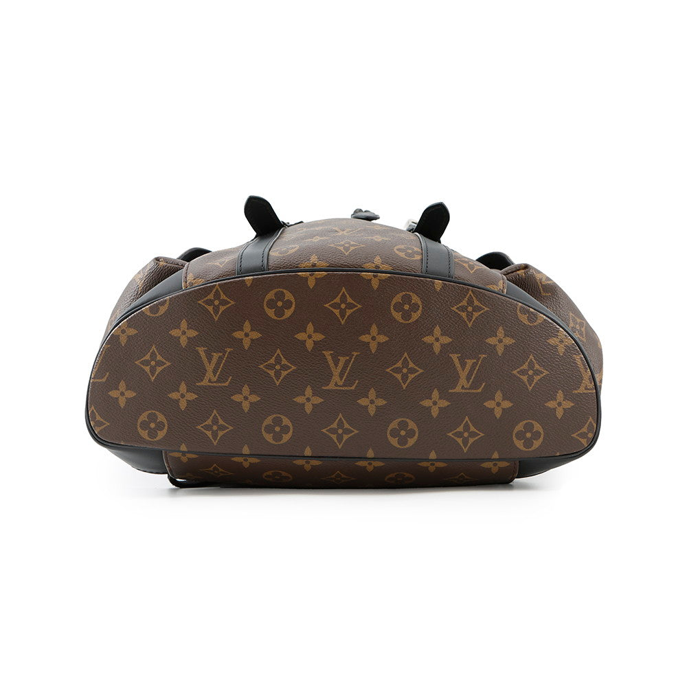 Louis Vuitton Christopher NoirM43735 Macassar Monogram Canvas Handbag