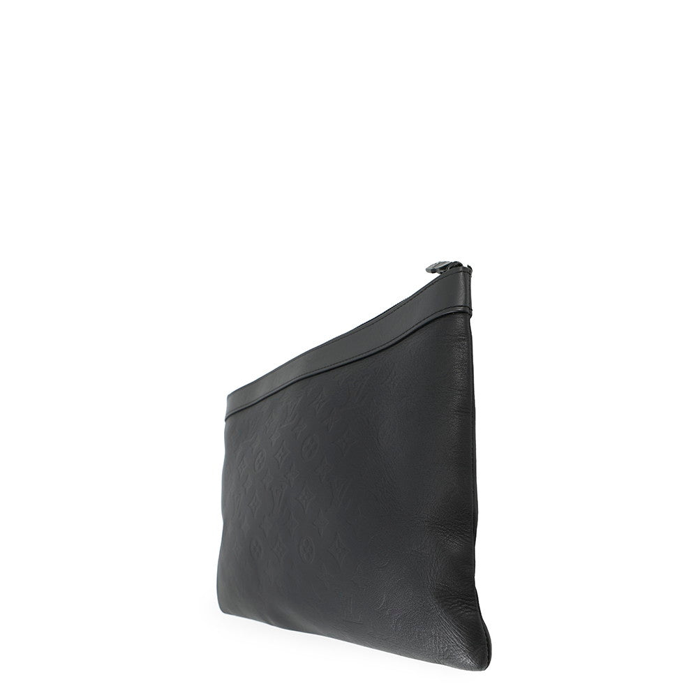 Louis Vuitton Pochette・Discovery NoirM62903 Shadow Monogram Clutch Bag