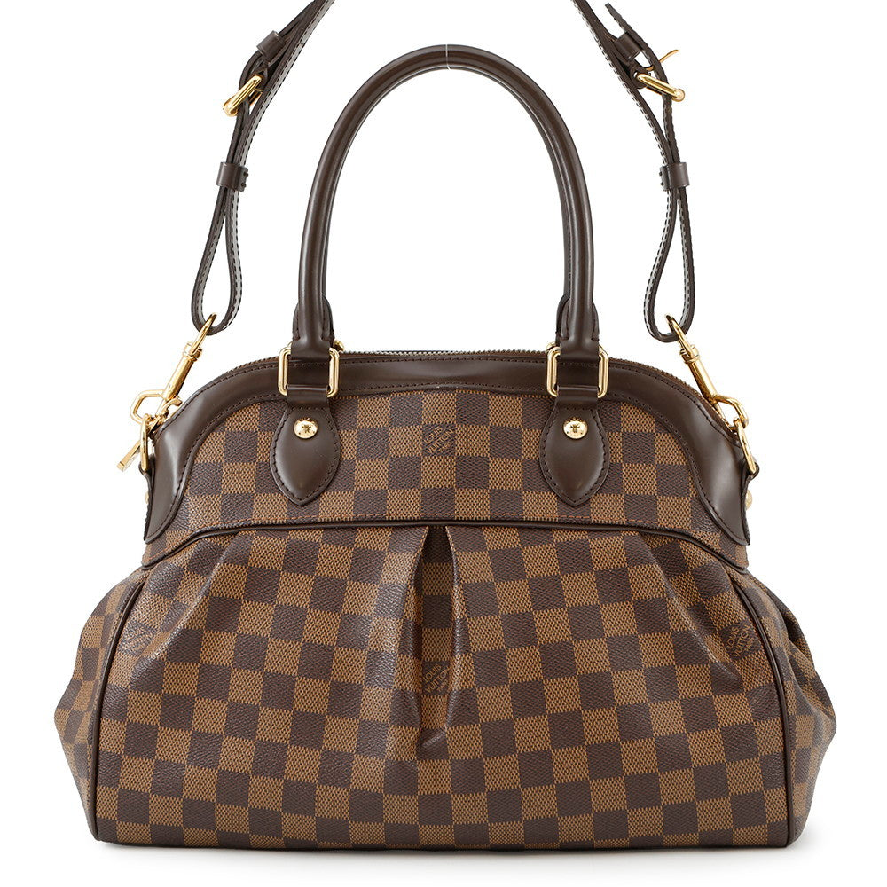 Louis Vuitton Trevi RedN51997 Ebene PM Canvas Damier Handbag 3
