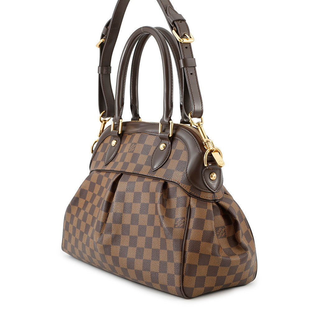 Louis Vuitton Trevi RedN51997 Ebene PM Canvas Damier Handbag 3