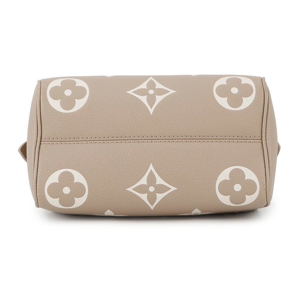 Louis Vuitton Speedy Bandouliere Tourterelle claimM46575 Monogram Leather Empreinte Handbag