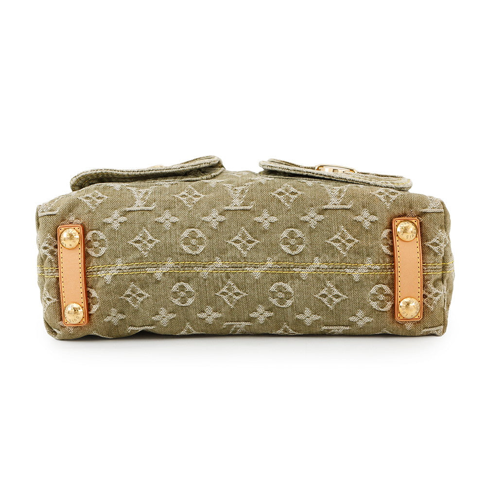 Louis Vuitton Baggy KhakiM95213 Denim Monogram Handbag