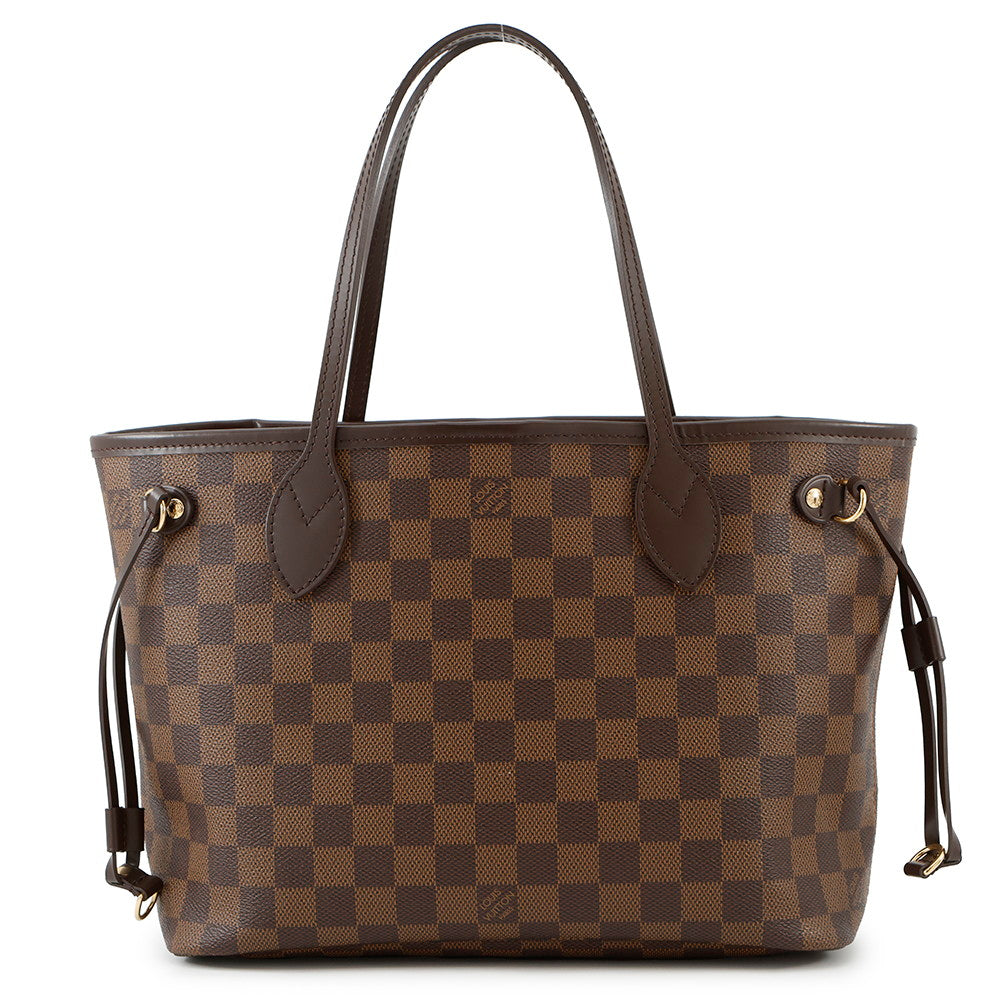 Louis Vuitton Neverfull RedN51109 Ebene Damier Canvas Tote Bag 3
