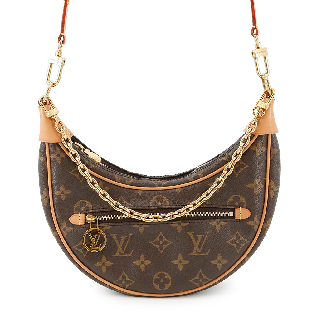 Louis Vuitton loop BeigeM81098 Monogram Handbag
