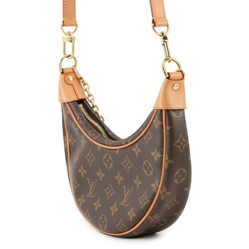 Louis Vuitton loop BeigeM81098 Monogram Handbag