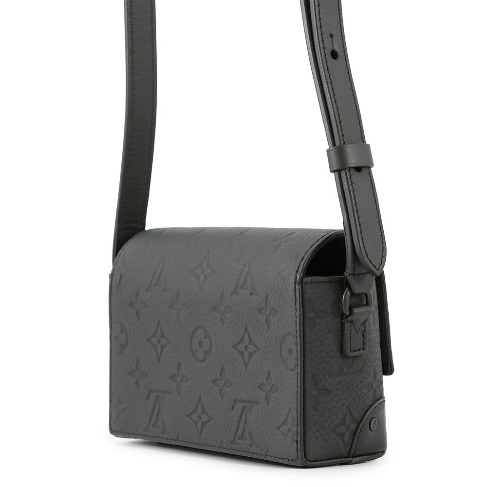 Louis Vuitton Steamer Wearable NoirM81746 ・Taurillon Monogram Wallet Case