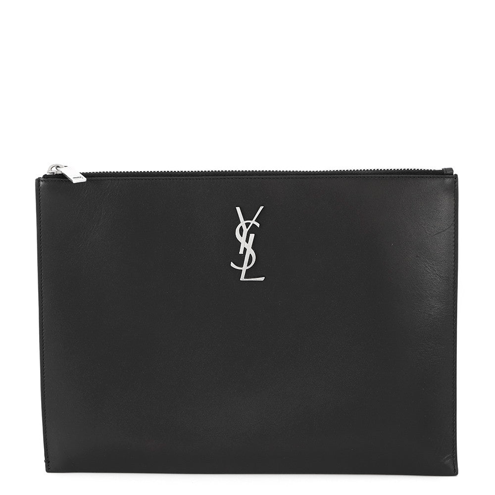 YSL Saint Laurent Clutch Bag ? Tablet Holder Black453249 Leather Monogram