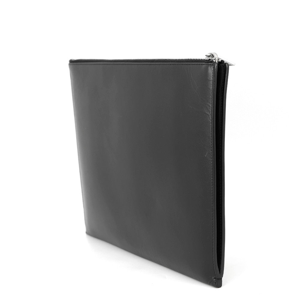 Saint Paris Zip Tablet Holder Black453249 Travel Leather Monogram Travel Bag