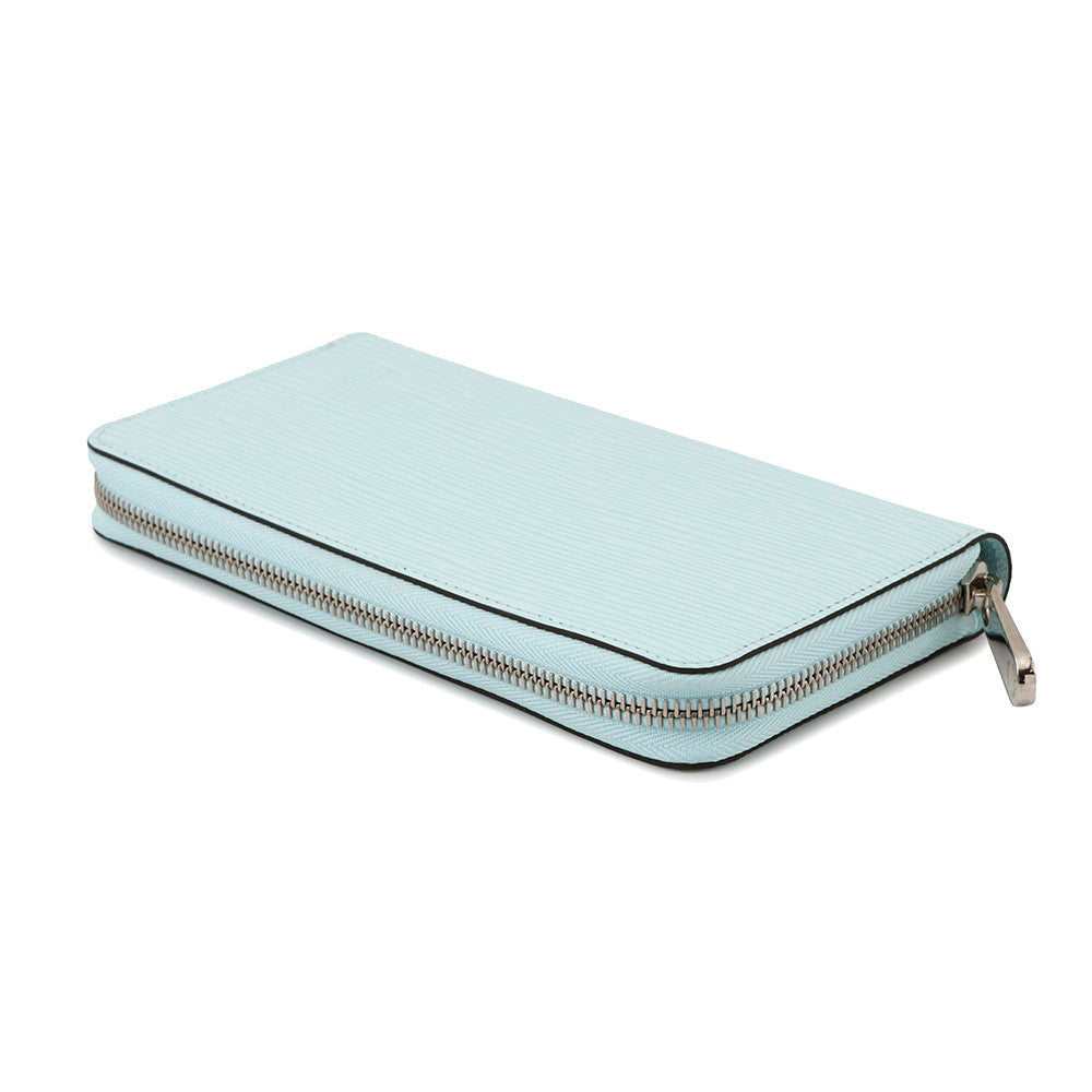 Louis Vuitton Zippy Light BlueM82141 Epi Leather Wallet Case
