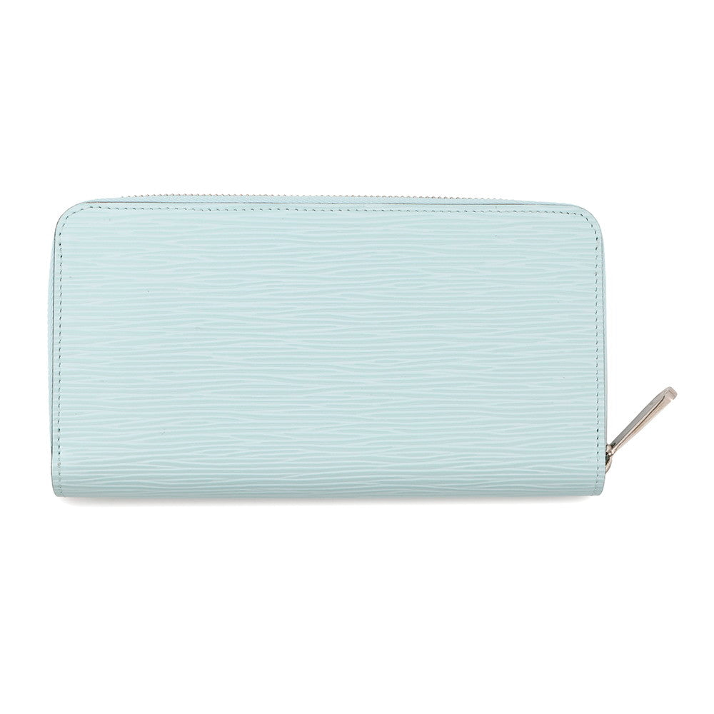 Louis Vuitton Zippy Light BlueM82141 Epi Leather Wallet Case