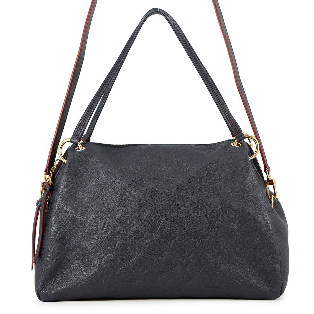 Louis Vuitton Pomthieu Marine RougeM43721 Monogram Empreinte Leather Handbag
