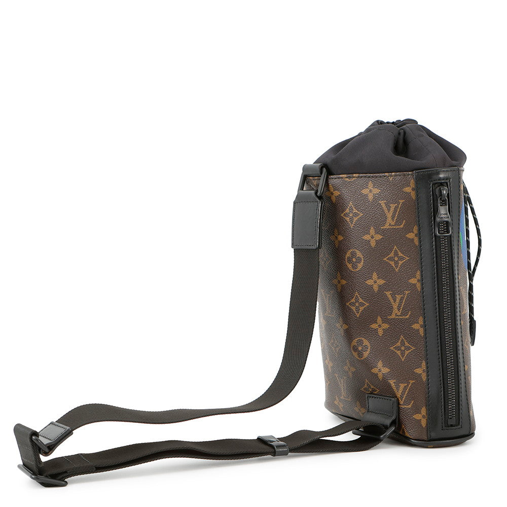Louis Vuitton Chalk Sling MarronM44625 Monogram Crossbody Bag
