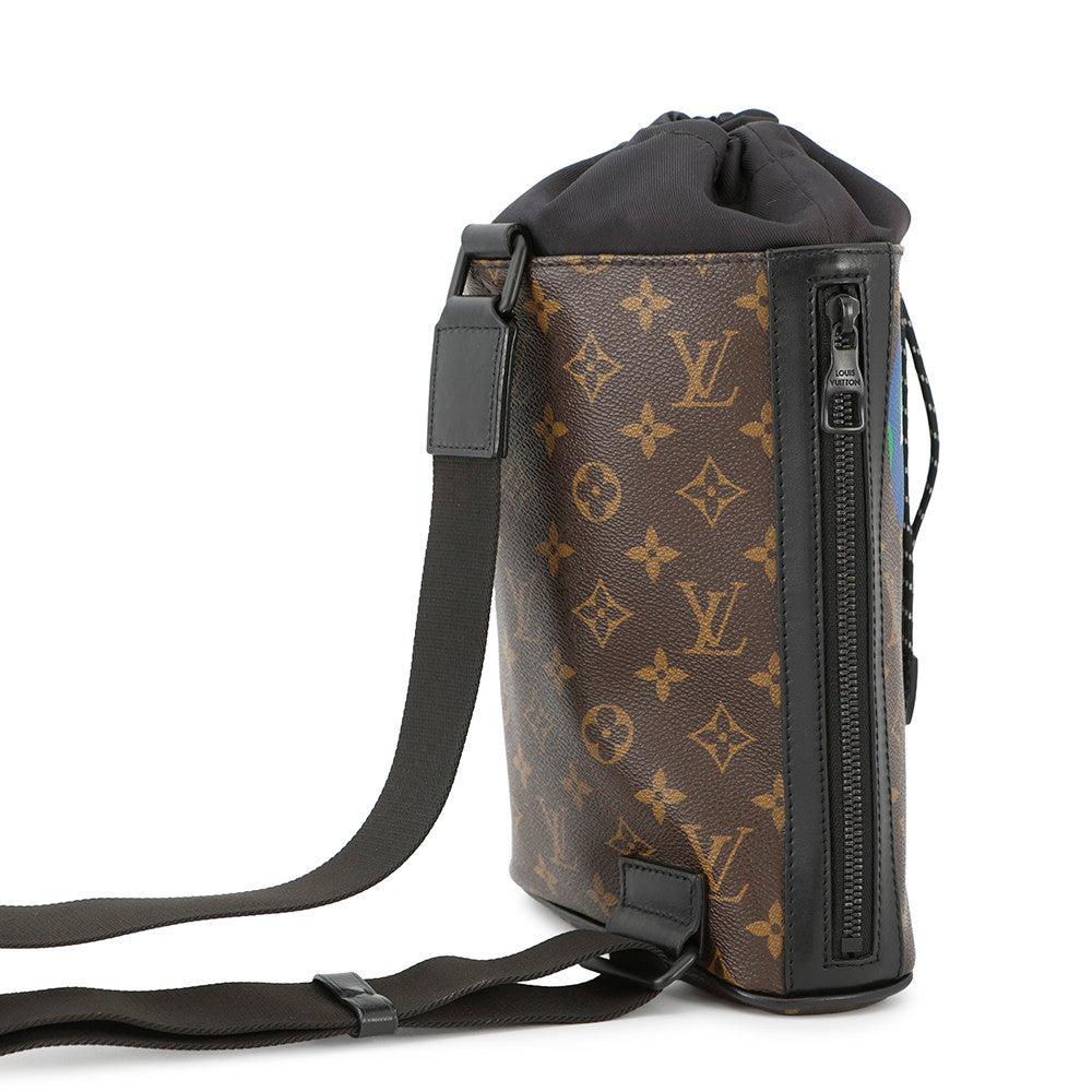Louis Vuitton Chalk Sling MarronM44625 Monogram Crossbody Bag