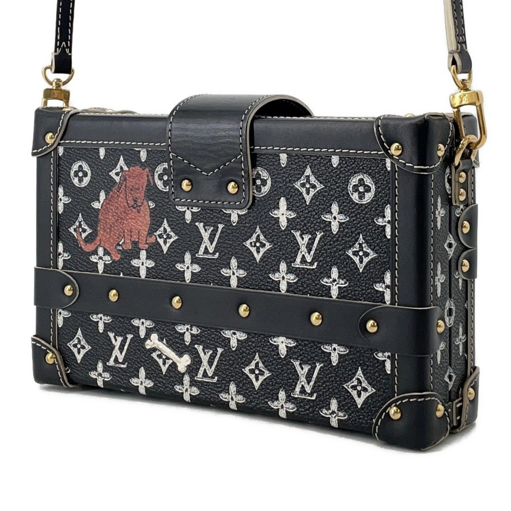Louis Vuitton Catogram Petite Malle NoirM44437 Monogram Handbag