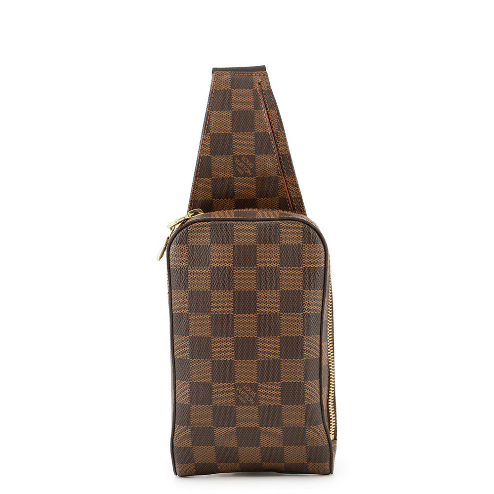 Louis Vuitton Geronimos RedN51994 Ebene Damier Canvas Handbag