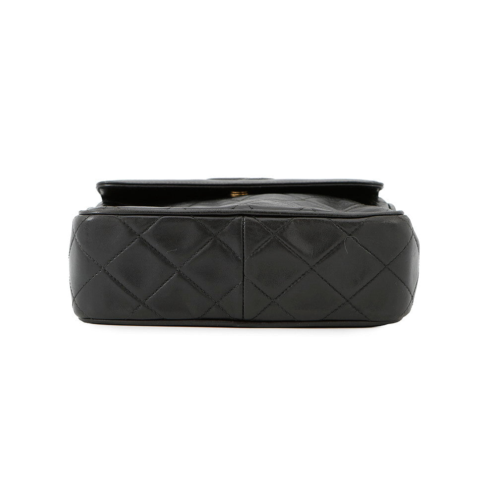 Chanel Tassel Matelasse Lambskin Black Shoulder Bag