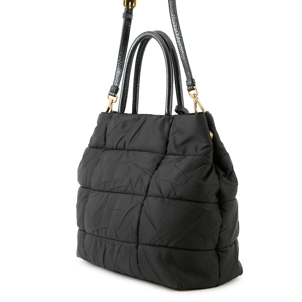 Waybag Blackbn Patent Leather Nylon Travel Bag