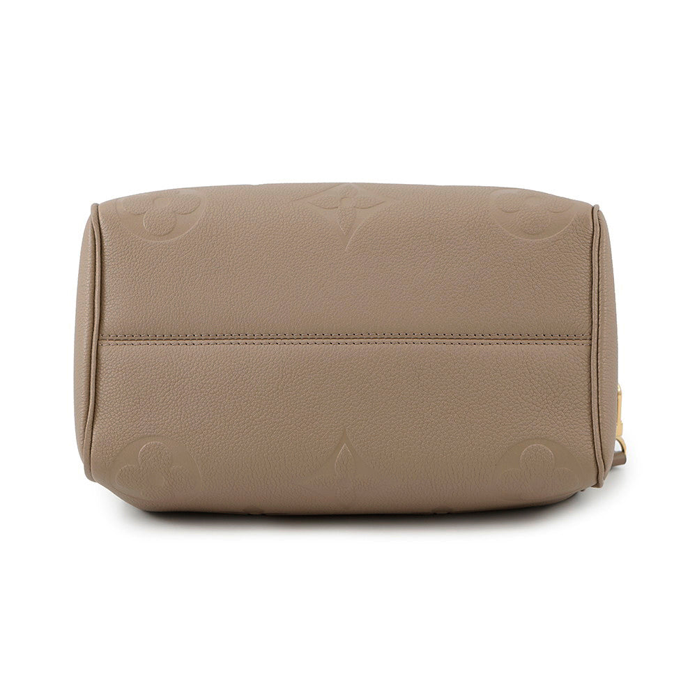 Louis Vuitton Speedy Bandouliere TourterelleM59273 Monogram Leather Empreinte Handbag 2
