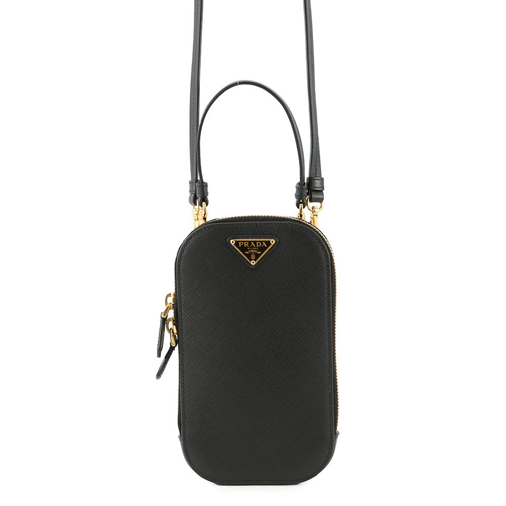 Prada ?2-way bag Black1DH030 LeatherLeather Saffiano Mini Mini Bag