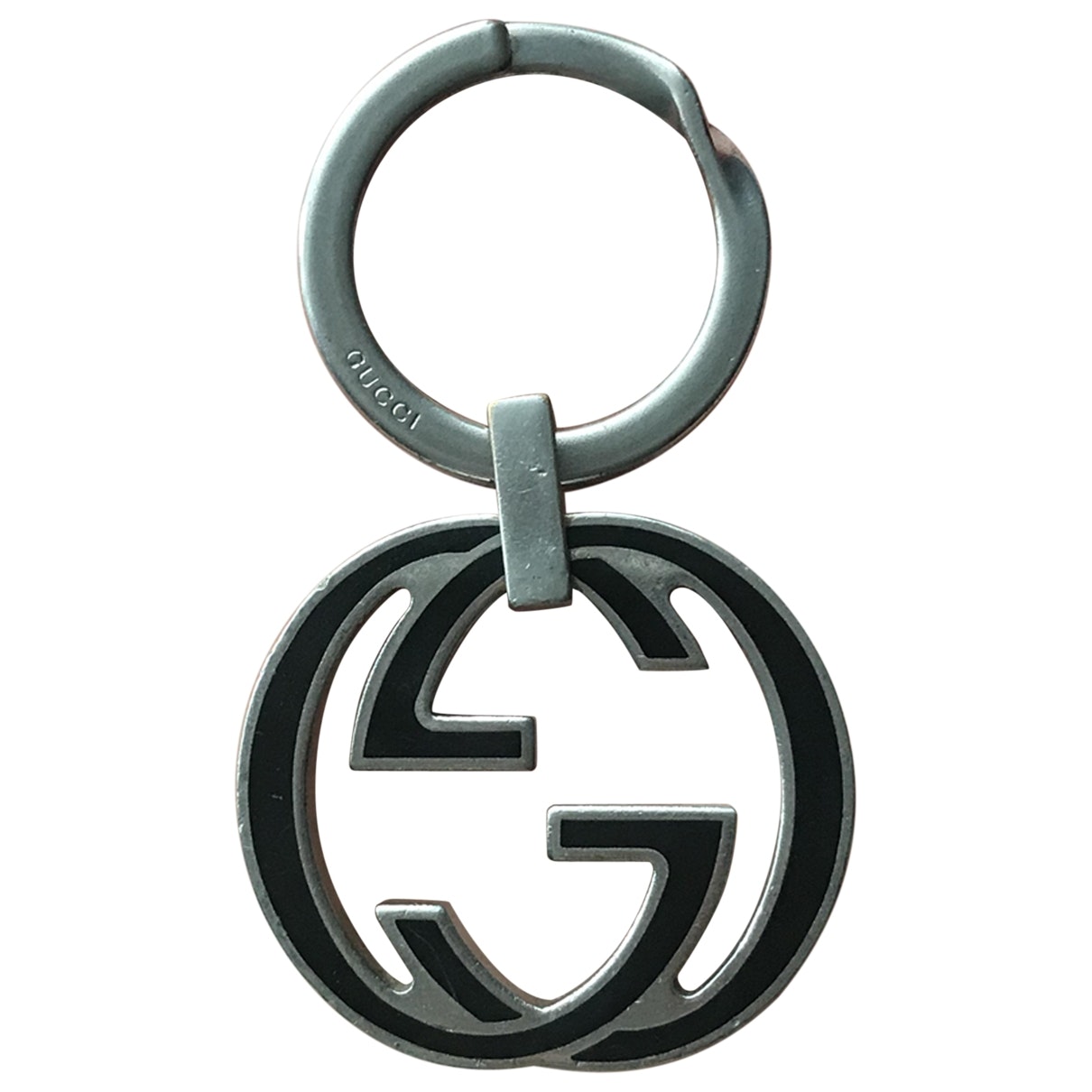 Gucci silver metal case