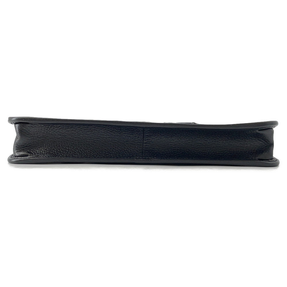 Gucci Interlocking G Messenger Black735111 Leather Travel Bag