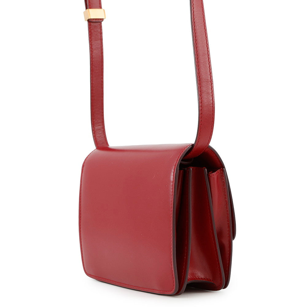 Classic Box Dls Size Handbag Leather Red Travel Bag