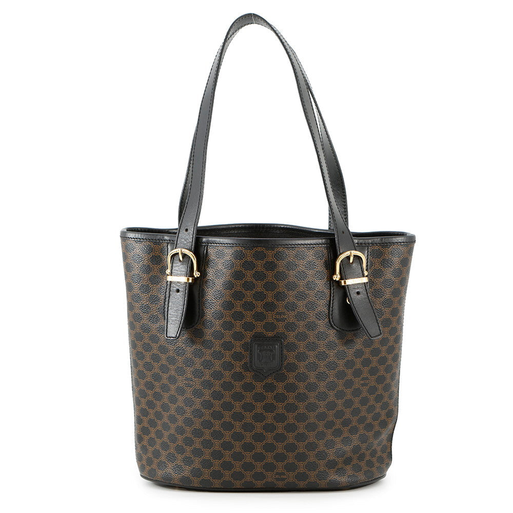Macadam Tote Pvc Handbag Leather Black Tote Bag