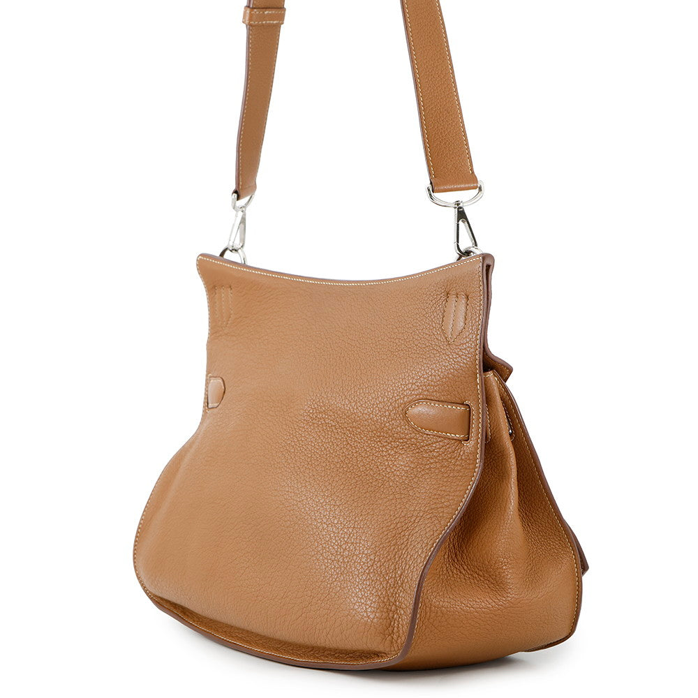 Jypsiere Taurillon Clemence Size Handbag Gold Travel Bag